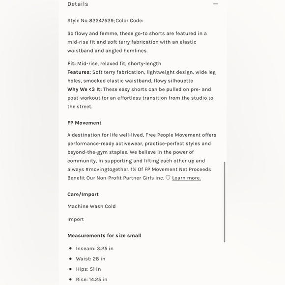 Free People Movement Around We Go Shorts Blue Dusk Size Large NWT - Picture 5 of 12